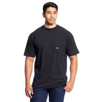Ariat Rebar βαμβακερα Strong T-Shirt μαυρα | ISTWzpMM