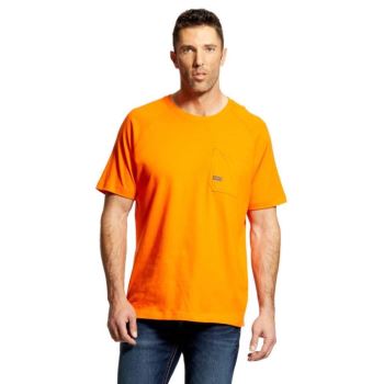 Ariat Rebar βαμβακερα Strong T-Shirt πορτοκαλι | StmWSR69