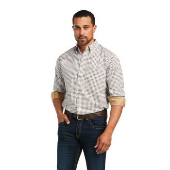 Ariat Wrinkle Free Hayden κλασικα Fit Shirt ασπρα | F76kFcJy
